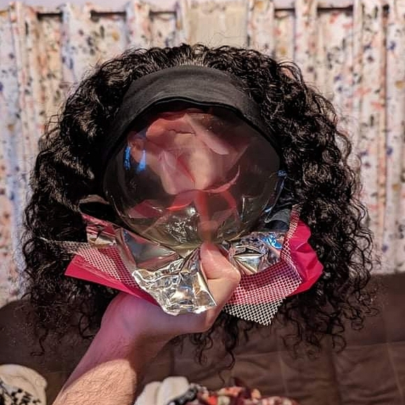 Human headband wig - Picture 1 of 5